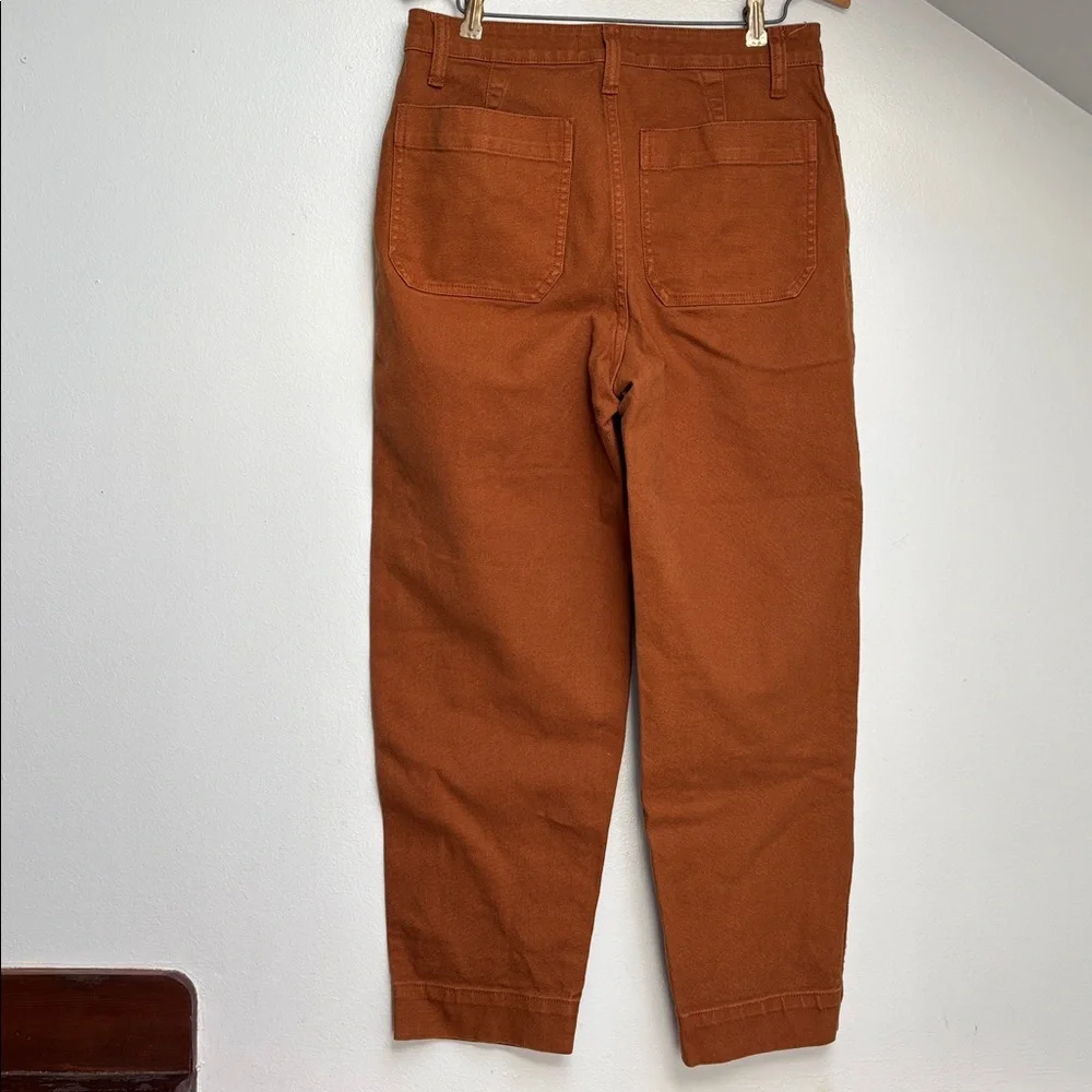 Madewell High Rise Slim Emmett Tapered Pants in Warm Toffee, 28 - Picture 6 of 11